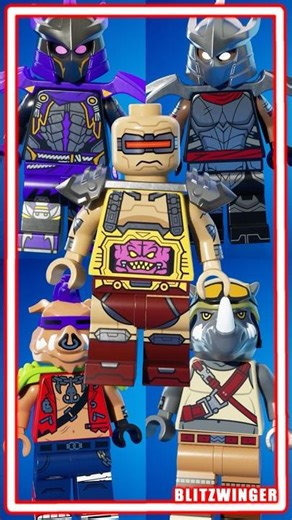 LEGO NINJA TURTLES VILLAINS! IT'S TIME! 😯