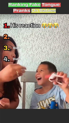 Ranking Fake Tongue Pranks On Babies