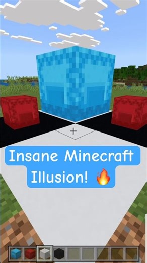 Easy Minecraft Shulker Illusion 👀🔥 #minecraft #minecraftshorts