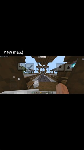 information:has big arena two big arena has ah fountain and ah big statue of sword! #minecraft#minecraftbedrock #pvp