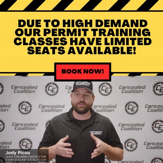 🚨 Get Your Iowa CCW Certificate in Just One Day! $68.99 CCW Training - Legally Carry in 33 States! Take 1 class & get certified! Reserve your seat now! 👇 | Concealed Coalition