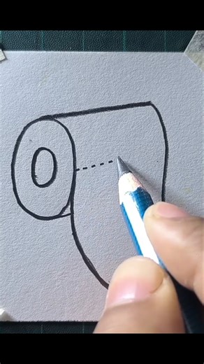 easy toilet paper drawing