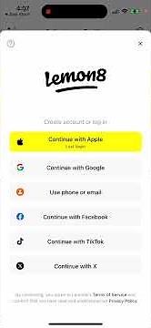 How to sign in into lemon8 app?