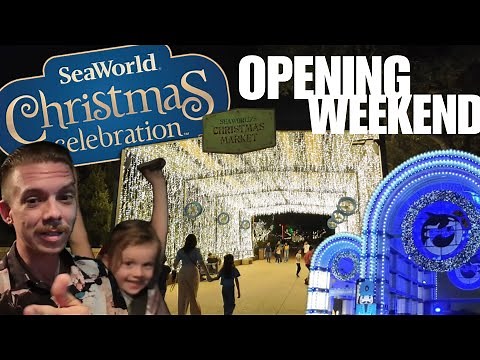 FULL TOUR SeaWorld’s Christmas Celebration | San Antonio, TX