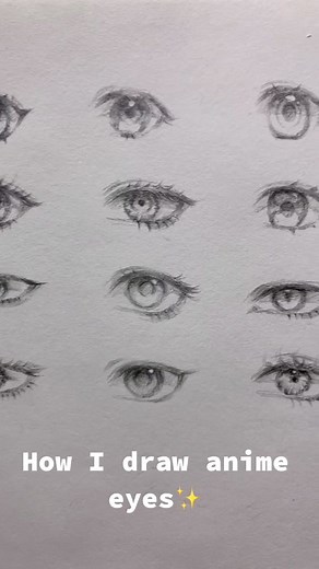How to Draw Anime Eyes: Step-by-Step Tutorial