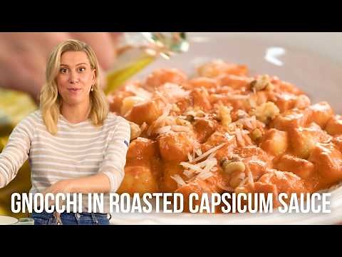 Gnocchi in Roasted Capsicum Sauce