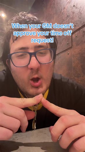 When your GM doesn’t approve your time off request #shiftmanager #mcdonalds #mcd #mcdmanager #humor
