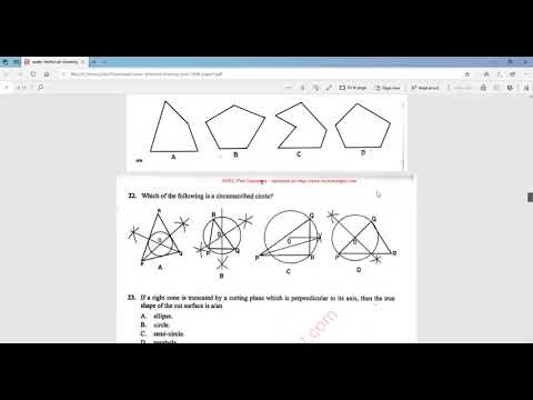 Answers to 2008 WAEC Technical Drawing Objective Questions