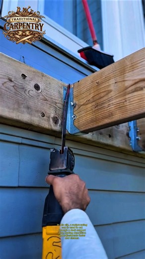 Cutting Deck Brackets Like a Pro! 🇺🇸 #DIY #Construction #Tools