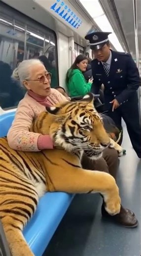 Why Did the Conductor Tell the Grandma She Can’t Bring a Tiger on the Train ?
