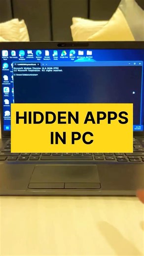 Do this to see apps and hidden apps available in your computer #windows #computer #techtutorial