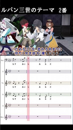 ルパン三世のテーマ（2番～）Aiみんな合唱 #neutrino #synthv