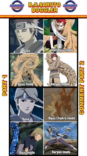 Parent vs Next Generation 😱 Every Bijuu & Baryon Mode Explained! || ( part 1 )