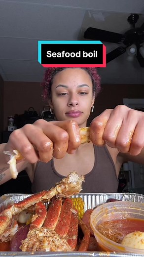 Seafood boil asmr🤪 #seafoodboilasmr #asmreating #eatingasmrvideos #asmrsounds #eatingasmrsounds #eating #eatingshowasmr #seafoodboilmukbang #seafood #crablegsboil #crablegs #friedshrimp #clamchowder #lobstertail #eatingseafood #eatingseafoodboil #eatinglobster #eatingcrablegs #eatingshow #eggboil #potatoboil #cornboil #cornonthecob #seafoodboilasmr