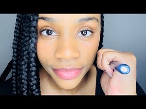 ASMR | FRIENDLY EYE EXAM W/STARING CONTEST (whispering, light, staring, blinking)