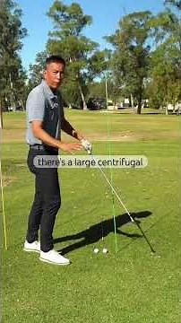 This fixes early extension in the golf swing. Never lift up again. #golf #golftips