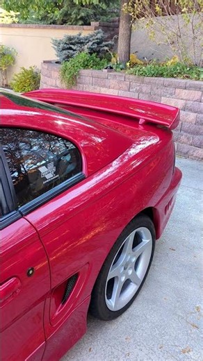 A #mustang Straight out of a 90's Racing Game - Take a tour of this Supercharged '95 #saleen S351!