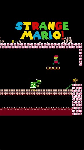 STRANGE Mario Vs. Bowser!! #fangame #mario #mariobros #supermario #shorts #bowser #parody #funny