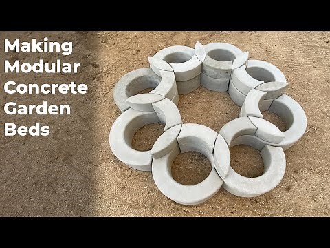 Making Modular Concrete Raised Garden Beds