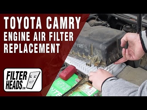 How to Replace Engine Air Filter 2005 Toyota Camry L4 2.4L | TA35432, AF9010