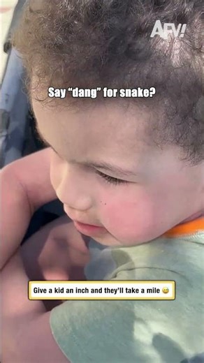 Give a kid an inch and they'll take a mile 😅