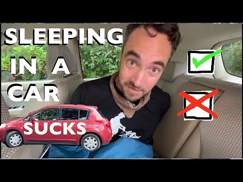 Sleeping in a compact car - How to live in a small car