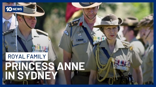 111K views · 4K reactions | Princess Anne pulled on her army greens to meet hundreds of Australian servicemen and women during a day of official duties in Sydney. She commemorated the hundredth anniversary of the Royal Australian Signal Corps at a garden party and spoke of her hopes for enduring peace during a special Remembrance Day service. | 10 News | Facebook