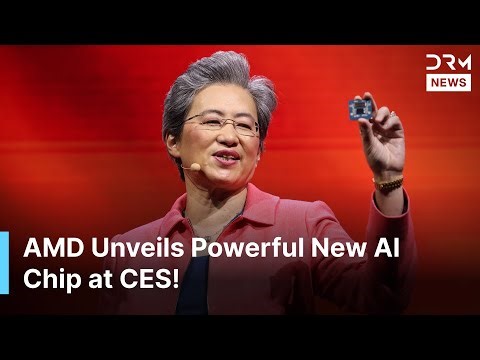 BREAKING AI UPDATE: AMD Reveals High-Performance AI Chip During CES Keynote | DRM News | AI1Z