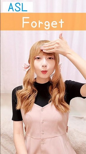 American Sign Language (ASL) “Forget” Beginner Lesson for Deaf & Hard of Hearing #signlanguage #asl