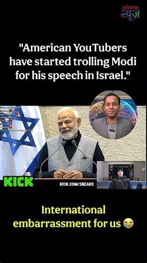 🚨 US YouTuber Trolls Modi: "Israel Fatherland, India Motherland – Netanyahu F*cked You!"