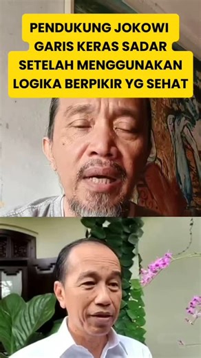 228K views · 21K reactions | Pendukung Jokowi Garis Keras Sadar Setelah Menggunakan Logika Berpikir Yang Sehat Part-1 Tonton juga video kelanjutannya di Part-2 #reels #ijazahjokowi #ijazahpalsu #berita #viral #beritaviral | Hery Santoso | Facebook