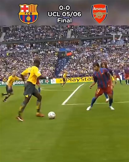 Arsenal vs Barcelona 2006 UCL final was absolute cinema. Arsenal FC shouldn’t be getting noise for not having a UCL if only Jens Lehmann didn’t get that red card. Arsenal were cooking FC Barcelona before that. 11v11 they were the better team and everyone knows it 🔥