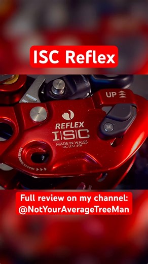 ISC Reflex - Full review by @NotYourAverageTreeMan on my channel! #arb #treeclimbing #gear #review