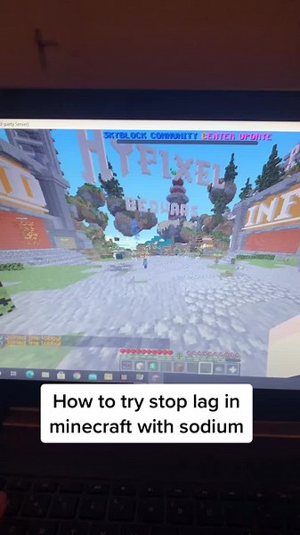Stop Lag in Minecraft Using Sodium Mod
