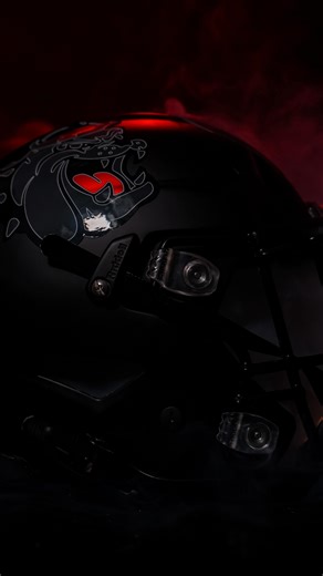 old school meets new school 🐶 celebrating Homecoming with our throwback logo on the helmets this weekend | Fresno State Football