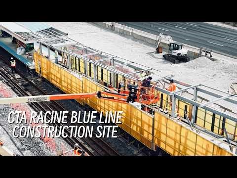 CTA Racine Blue Line Construction Site Update | FITMINDS CHICAGO