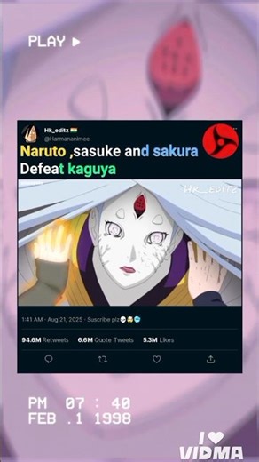 😭Kaguya Death😱💀