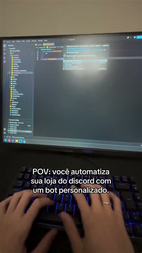 seguimos 🚀💪 #fyp #programação #discord #pc #javascript