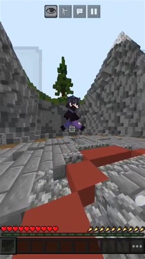 mcpe combo is batter then java edition cooldown animation #gaming #hiveskywars