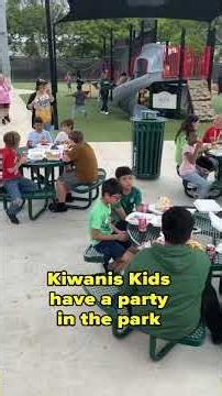 Kiwanis Kids of Arkansas party in the park