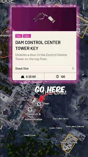 ARC Raiders - Dam Control Center Tower Key FULL Location Guide