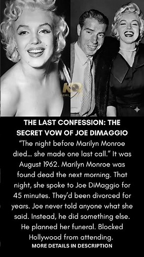 “The night before Marilyn Monroe died… she made one last call.”