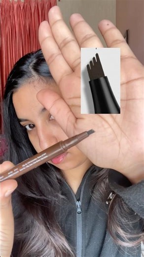 This ₹199 Zudio eyebrow pen is not less than any other brand #zudio #youtubeshorts #shorts