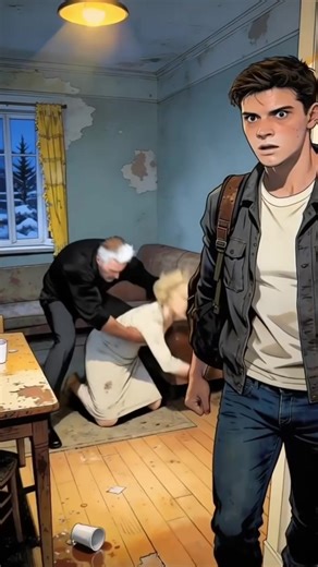 Quand il est rentré chez lui, il a vu son beau-père en train de maltraiter sa mère. Sans même réfléchir, il s’est immédiatement interposé pour l’arrêter. #HistoireDramatique #DrameFamilial #NatureHumaine #Rebondissement