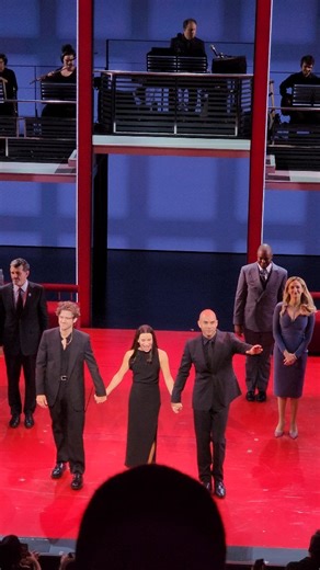 2025.10.15 Chess First preview curtain call . . . . . . . . . . #curtaincall #chess #chessbroadway #chessmusical #chessthemusical #newyorkcity #nyc #newyork #broadway #musical #theater #timessquare | Jenny