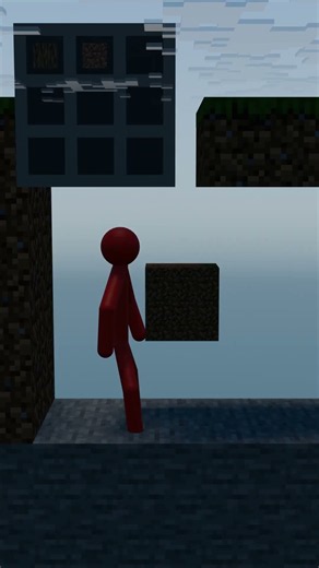What happens when a stickman finds Minecraft? #minecraft #animation