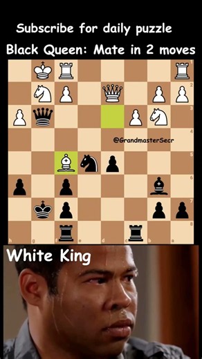 Knight's bless for the victory!!!! #chesspuzzle #checkmate