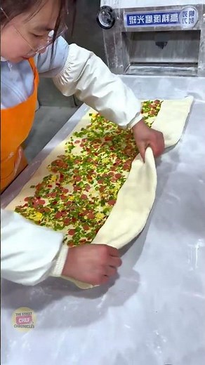 Crispy & Golden Puff Pastries Making 🥐👨‍🍳