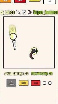 Super Lance vs super boomerang