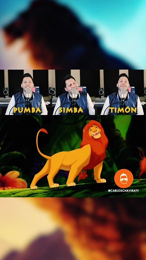 Voces de Simba, Timón y Pumba en la Rola de Hakuna Matata